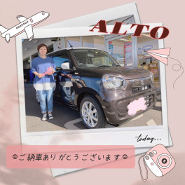 ☆☆☆ＡＬＴＯご納車いたしました☆☆☆